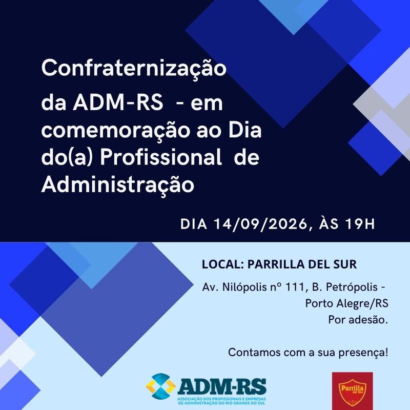 CONFRATERNIZAÇÃO ADMRS